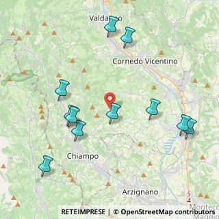 Mappa Via Belvedere, 36070 Nogarole vicentino VI, Italia (4.49909)
