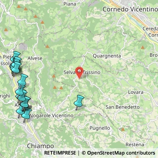 Mappa Via Belvedere, 36070 Nogarole vicentino VI, Italia (3.47529)