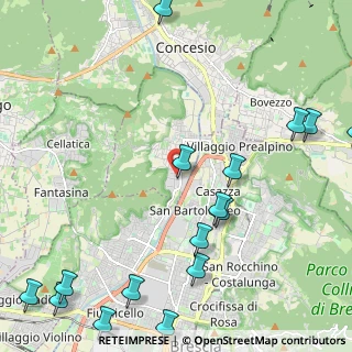 Mappa Via Alcide de Gasperi, 25060 Collebeato BS, Italia (3.07688)