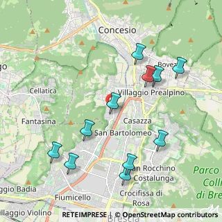 Mappa Via Alcide de Gasperi, 25060 Collebeato BS, Italia (2.17636)