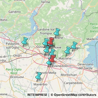 Mappa Via Alcide de Gasperi, 25060 Collebeato BS, Italia (10.14333)