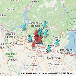Mappa Via Alcide de Gasperi, 25060 Collebeato BS, Italia (7.97571)