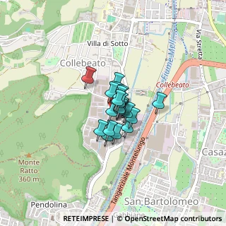 Mappa Via Alcide de Gasperi, 25060 Collebeato BS, Italia (0.175)