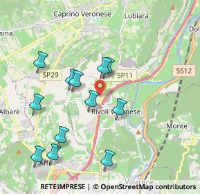 Mappa Via Sabbioni, 37010 Rivoli Veronese VR, Italia (1.94583)