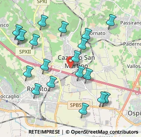 Mappa Via Stradoncino, 25046 Cazzago San Martino BS, Italia (2.15105)