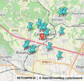 Mappa Via Stradoncino, 25046 Cazzago San Martino BS, Italia (1.60214)