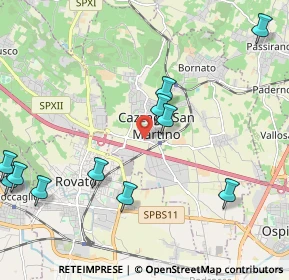 Mappa Via Stradoncino, 25046 Cazzago San Martino BS, Italia (2.53091)