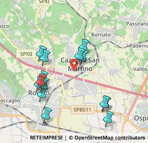 Mappa Via Stradoncino, 25046 Cazzago San Martino BS, Italia (1.98571)