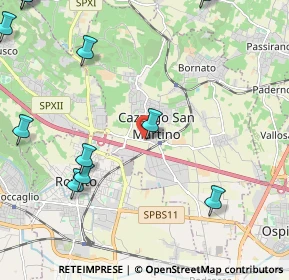 Mappa Via Stradoncino, 25046 Cazzago San Martino BS, Italia (3.04)
