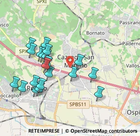 Mappa Via Stradoncino, 25046 Cazzago San Martino BS, Italia (1.9155)