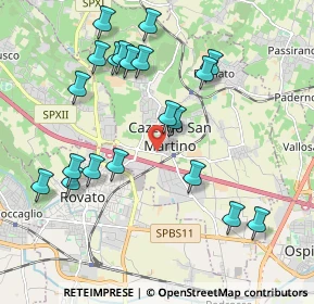 Mappa Via Stradoncino, 25046 Cazzago San Martino BS, Italia (2.1015)
