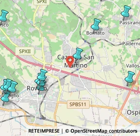 Mappa Via Stradoncino, 25046 Cazzago San Martino BS, Italia (3.04143)