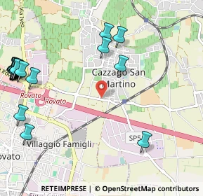 Mappa Via Stradoncino, 25046 Cazzago San Martino BS, Italia (1.5065)