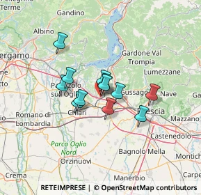 Mappa Via Stradoncino, 25046 Cazzago San Martino BS, Italia (8.7475)