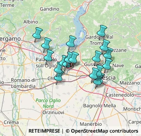 Mappa Via Stradoncino, 25046 Cazzago San Martino BS, Italia (10.261)