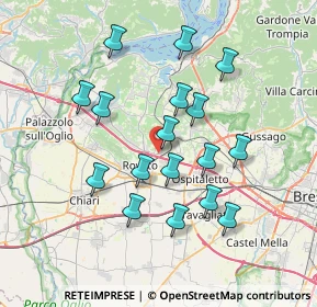 Mappa Via Stradoncino, 25046 Cazzago San Martino BS, Italia (6.74588)