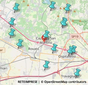 Mappa Via Stradoncino, 25046 Cazzago San Martino BS, Italia (5.09429)