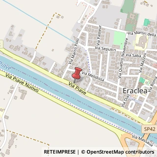 Mappa Via Piave, 49, 30020 Eraclea, Venezia (Veneto)