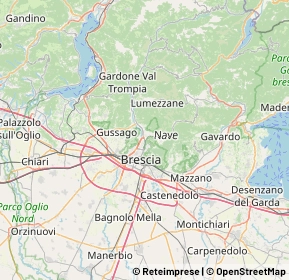 Mappa 25136 Brescia BS, Italia (10.7175)