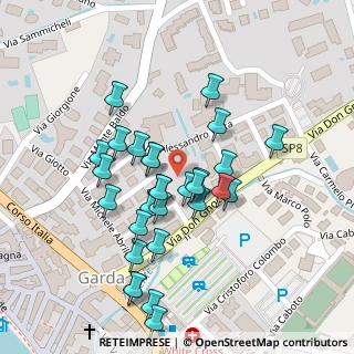 Mappa Piazza Donatori di Sangue, 37016 Garda VR, Italia (0.1)