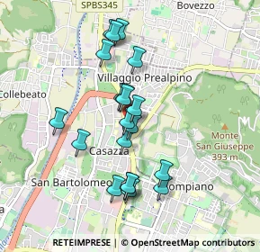 Mappa Via Colle di Cadibona, 25136 Brescia BS, Italia (0.7915)