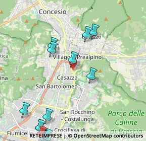 Mappa Via Colle di Cadibona, 25136 Brescia BS, Italia (2.71308)