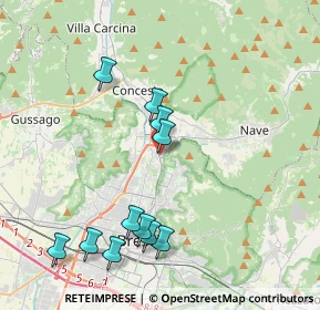 Mappa Via Colle di Cadibona, 25136 Brescia BS, Italia (4.15455)