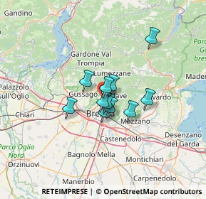 Mappa Via Colle di Cadibona, 25136 Brescia BS, Italia (7.84182)