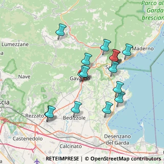 Mappa La Porta Del Garda, 25085 Gavardo BS, Italia (7.06063)