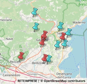 Mappa La Porta Del Garda, 25085 Gavardo BS, Italia (6.485)