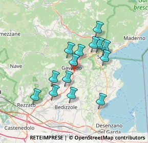 Mappa La Porta Del Garda, 25085 Gavardo BS, Italia (5.94571)