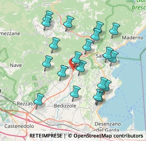 Mappa La Porta Del Garda, 25085 Gavardo BS, Italia (7.2055)