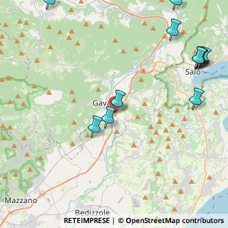 Mappa Via Guido Franchi, 25085 Gavardo BS, Italia (5.84083)