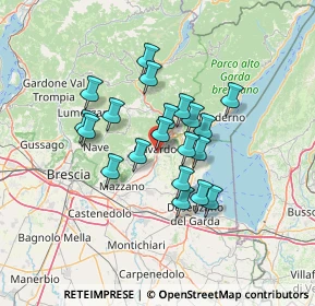 Mappa La Porta Del Garda, 25085 Gavardo BS, Italia (10.428)