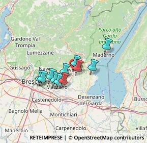 Mappa La Porta Del Garda, 25085 Gavardo BS, Italia (9.45)