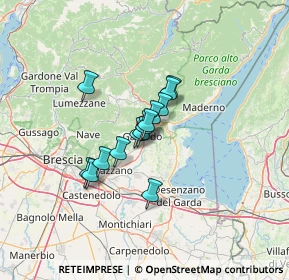 Mappa La Porta Del Garda, 25085 Gavardo BS, Italia (8.20643)