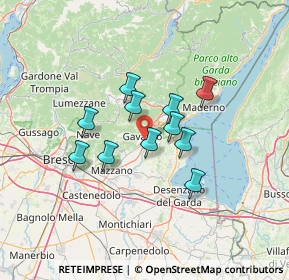 Mappa La Porta Del Garda, 25085 Gavardo BS, Italia (9.87545)