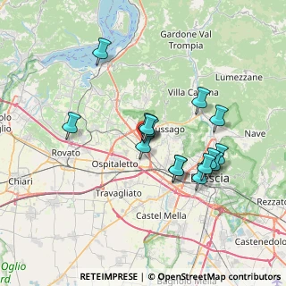 Mappa 25050 Castegnato BS, Italia (6.27267)