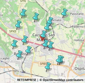 Mappa Via Astolfo Lunardi, 25046 Cazzago San Martino BS, Italia (1.96625)