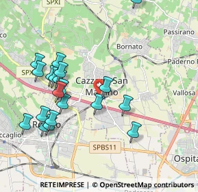 Mappa Via Astolfo Lunardi, 25046 Cazzago San Martino BS, Italia (2.057)