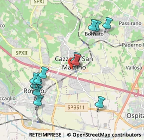 Mappa Via Astolfo Lunardi, 25046 Cazzago San Martino BS, Italia (2.00167)