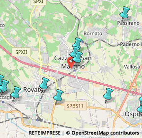 Mappa Via Astolfo Lunardi, 25046 Cazzago San Martino BS, Italia (2.99)