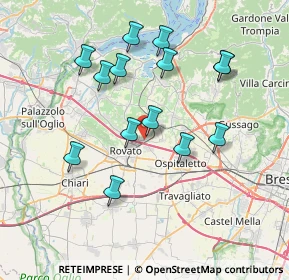 Mappa Via Astolfo Lunardi, 25046 Cazzago San Martino BS, Italia (7.15429)