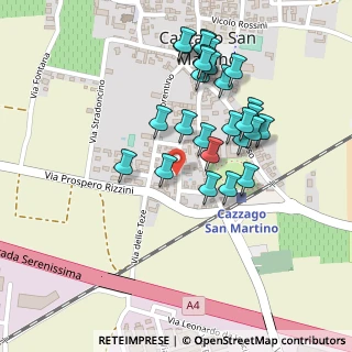 Mappa Via Astolfo Lunardi, 25046 Cazzago San Martino BS, Italia (0.22593)