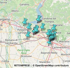 Mappa Via Astolfo Lunardi, 25046 Cazzago San Martino BS, Italia (10.209)