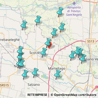 Mappa Via Boschi, 30037 Scorzè VE, Italia (4.81833)