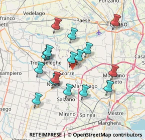Mappa Via Tito Speri, 30037 Scorzè VE, Italia (6.63)