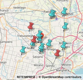 Mappa Via Tito Speri, 30037 Scorzè VE, Italia (6.37933)