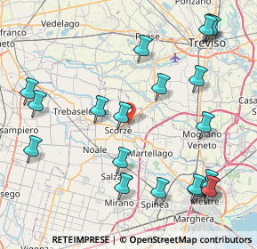 Mappa Via Tito Speri, 30037 Scorzè VE, Italia (10.082)