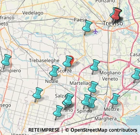 Mappa Via Tito Speri, 30037 Scorzè VE, Italia (10.4985)